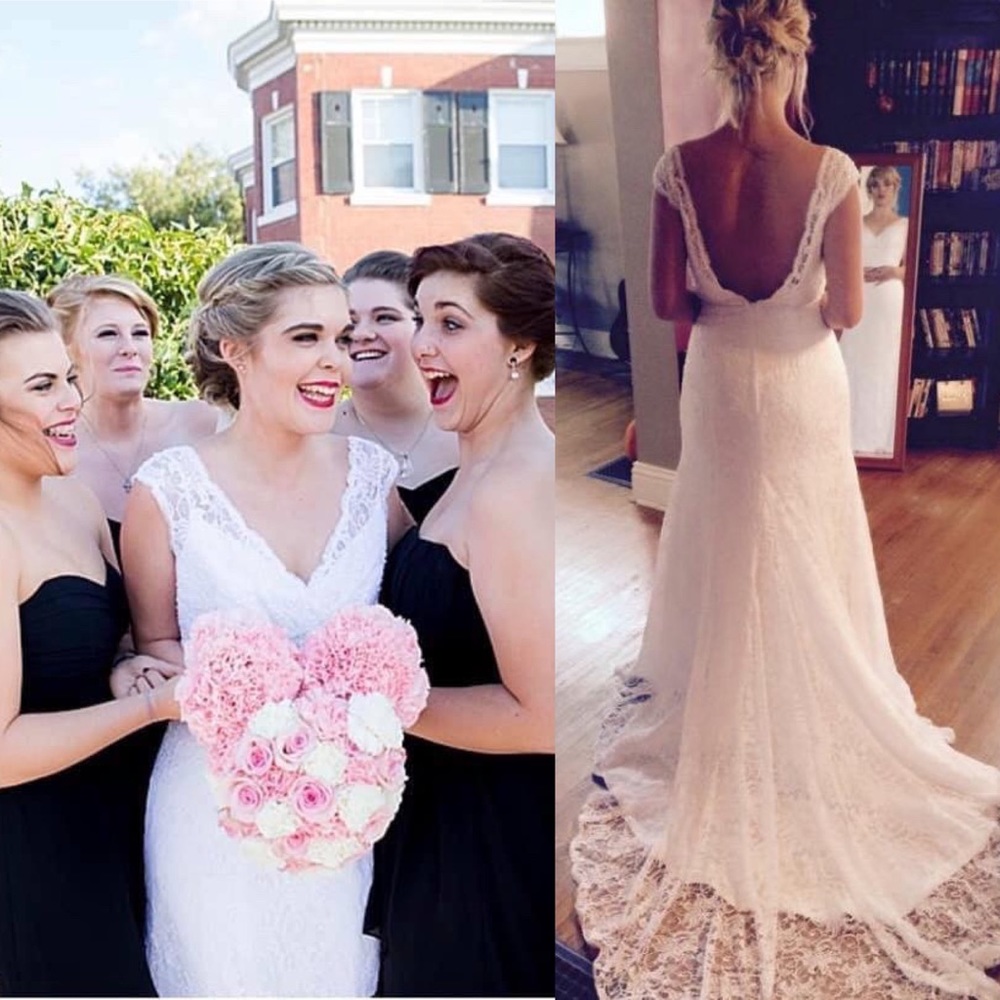 David’s Bridal Wedding Dress T9612